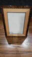 Vintage Marquetry Wooden Picture Frame picture