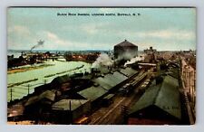 Buffalo NY-New York, Black Rock Harbor Looking North Vintage c1907 Postcard picture
