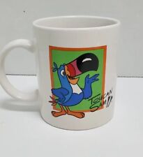 Kellogg's Toucan Sam Froot Loops Coffee Tea Mug Cup 2002 Houston Harvest #31565 picture