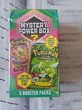 Pokemon Mystery Power Box Sealed Includes 5 Booster Packs Chance Of Vintage Pack picture