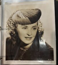 Vintage Hollywood Star Photograph 8x10 Rosemary Lane Toque Headpiece picture