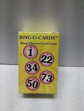 BING O CARDS BINGO CARD GAME 1988 New Sealed in Package Bing-O-Cards picture