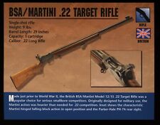 BSA / Martini .22 Target Rifle Atlas Classic Firearms Card picture