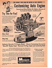 1961 MONOGRAM HOBBY KITS ~ ORIGINAL PRINT AD picture