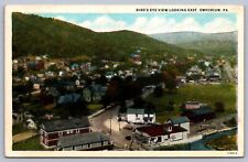 Postcard Emporium PA Bird's Eye View Looking East picture
