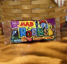 Vintage 1980's SWELL MAD ROCKS Bubble Gum Package - Sealed NOS picture