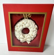 Wedgwood White Christmas Wreath Ornament picture