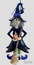 Blue Sky Clayworks LARGE 14”  Pretty Witch Ceramic Figurine 20130 NEW picture