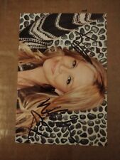 Playmate Kari Witman Autographed 4x6 Photo Playboy picture