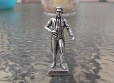 U.S.A FIGURINE 3rd. President Thomas Jefferson 1 Pewter STATUE / PAPER WEIGHT    picture