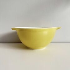 Vintage Pyrex Primary Yellow Small Cinderella Mixing Bowl #441 1.5 Pint 1950 picture