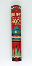 Rare Antique Pencil Crayons Art Deco Box Colored Pencils Vintage British 1930's picture