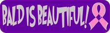 10in x 3in Bald Is Beautiful Bumper magnet  magnetic magnets picture