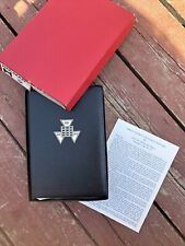vintage holy bible masonic edition 1968 holman with original box picture
