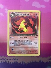 Pokemon Card Dark Rapidash Team Rocket 1st Edition Uncommon 44/82 Near Mint Cond picture