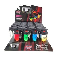 Elite Brands USA Mini Mirror Butane Gas Refillable Torch Lighters Pack of 20 picture