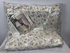 NEW Vtg Whiting Brand Floral Twin Quilted Bedspread Flounce Sides 70’s 80’s  picture