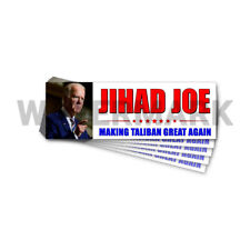 Jihad Joe Pro Taliban - Anti Joe Biden - Trump Stickers 5 Pack 9