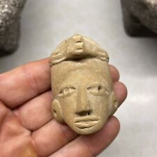 MLC s4620 Pre-Columbian Aztec - Olmec - Mixtec Clay Pottery Human Effigy Idol picture