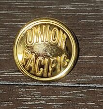 Vintage Union Pacific Railroad Gold Tone Uniform Button Waterbury 1