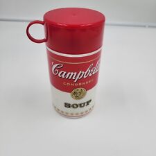 Vintage Campbell's Soup Plastic Red & White Lunchbox Thermos picture