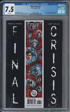 Final Crisis 7 CGC 7.5 WP 1st Calvin Ellis Black Summer Variant Superman DCU 🔑 picture