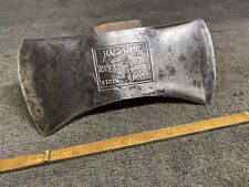 Rare  Blish Mitz & Silliman Embossed Double Bit Axe Hand Made Atchison Ks USA picture