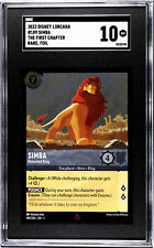 2023 Disney Lorcana The First Chapter SIMBA #189 Holo Foil PSA 10 Gem Mint picture