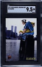 1997 Fleer Marvel Premium QFX #23 Namor - WTC in background - SGC 9.5 picture