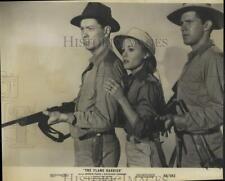 1958 Press Photo Actors Arthur Franz, Kathleen Crowley and Robert Brown picture