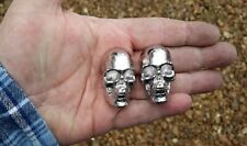 99.99% Pure Bismuth Skulls Hand Poured Art Bullion 10 oz. picture