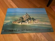 France Le Mont-Saint-Michel  (Manche)  Horizontal  Vintage Poster picture