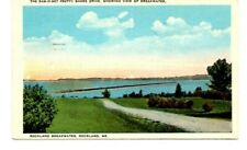Rockland Maine Breakwater Shore Drive Sam O Set Vintage Postcard c.1945 ME B5 picture