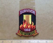 Survivor – 1968 Tet Offensive - Vietnam Embroidered Patch picture