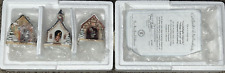 M.I.HUMMEL BAVARIAN VILLAGE HEIRLOOM PORCELAIN ORNAMENT COLLECTION 3 Pc with COA picture