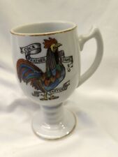 Vintage ROYAL CROWN Cock Weather Vane Pedestal Mug #4095  picture