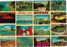 Greetings from Michigan Postcard, The Wolverine State, USA, 1983 picture