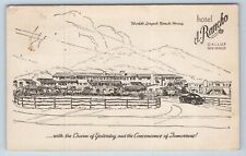 Postcard Hotel El Rancho Gallup New Mexico Artist Sketch Route 66 picture