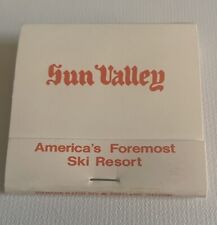 Vintage Sun Valley ID America’s Foremost Ski Resort Matchbook Full Unstruck picture