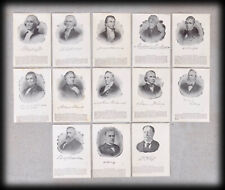 26 early U.S. President Portraits • 13 Lithograph Prints • 2 sided • picture