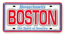 Boston Massachusetts License Plate Dual Layer MDF Magnet picture