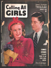 Calling All Girls Vol. 5 #37 1945-Roddy McDowell cover photo-Comic & text sto... picture