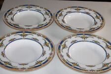 4 Stunning Minton's England Princess 9in. Flat Rimmed Soup Bowls Nice picture