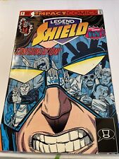 1991 #6 Impact Comics Legend Of Shield Confrontation Comic Book picture