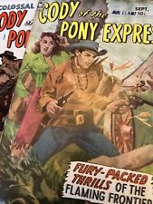 Cody Of The Pony Express Colossal Features Magazine Fox Publications #1 And #33 picture