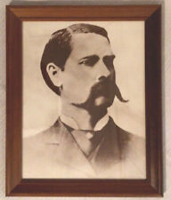 Wyatt Earp 1848-1929 Old West Collectors Series Wood Framed Repro Photograph picture
