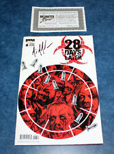28 DAYS LATER 6 B signed 1st print BOOM STUDIOS 2009 Michael Alan Nelson COA NM- picture