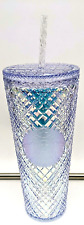 Starbucks Crystal Unicorn Jeweled Iridescent Venti Cup Tumbler 24oz New 2022 USA picture