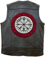 Vikings Embroidered Large Back Compass for Jacket/Vest Iron on picture