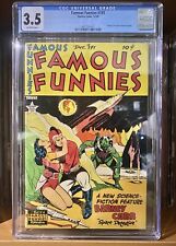 FAMOUS FUNNIES #191 CGC 3.5 Barney Carr Space Detective Begins BUCK ROGERS picture